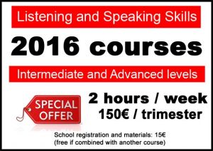 Listening and speaking skills poster