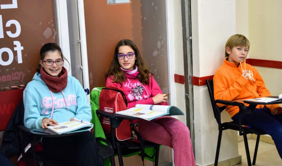 Clases de inglés para jóvenes de 11 a 12 años