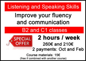 Clases de conversación en inglés