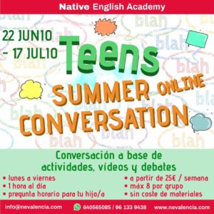 curso intensivo de verano para jóvenes